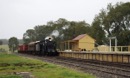 The only place to get a feeling of the old VR is on the wonderfully preserved tourist railways. Here K 160 runs a mixed consist on a Castlemaine to Maldon service on a cold, wet winters day. Aug. 24 2010